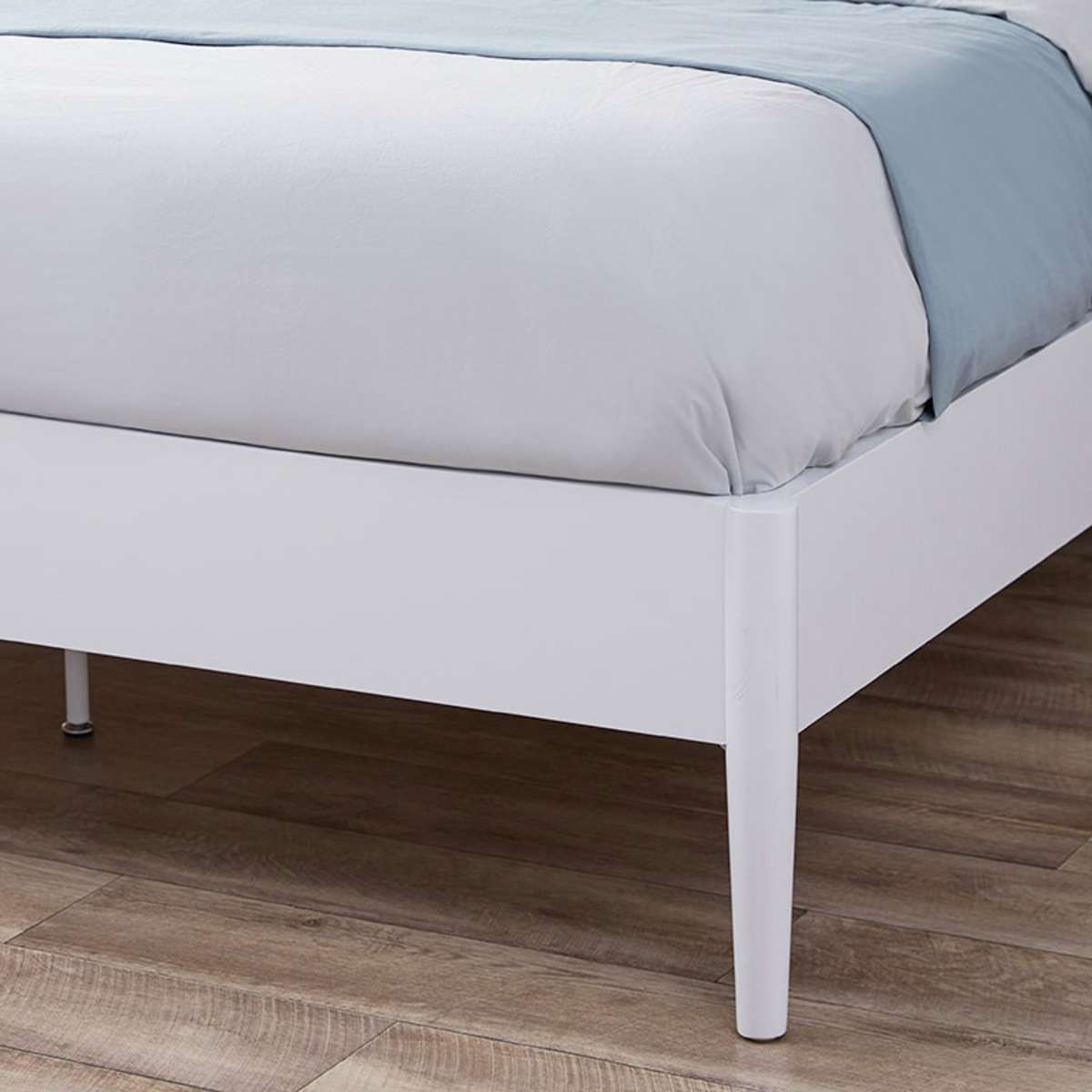 Napier Queen Bed - White - Mocka New Zealand