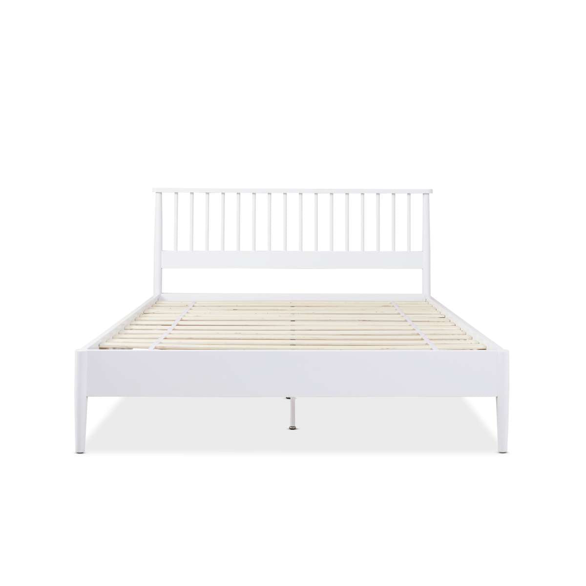 Napier Queen Bed - White - Mocka New Zealand