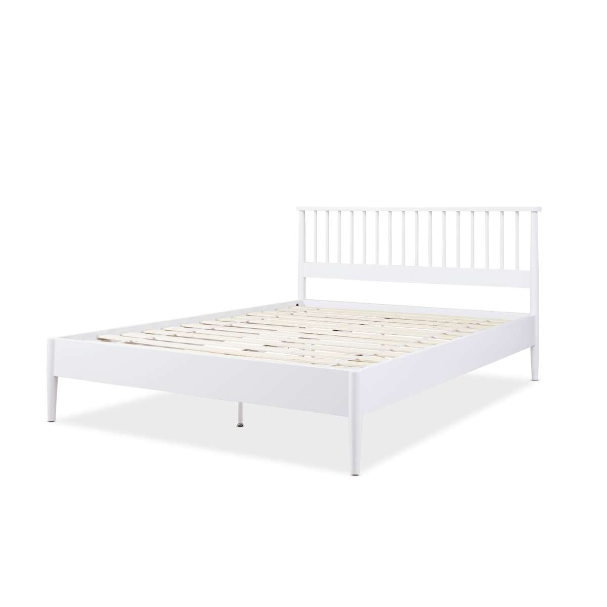 Napier Queen Bed - White - Mocka New Zealand