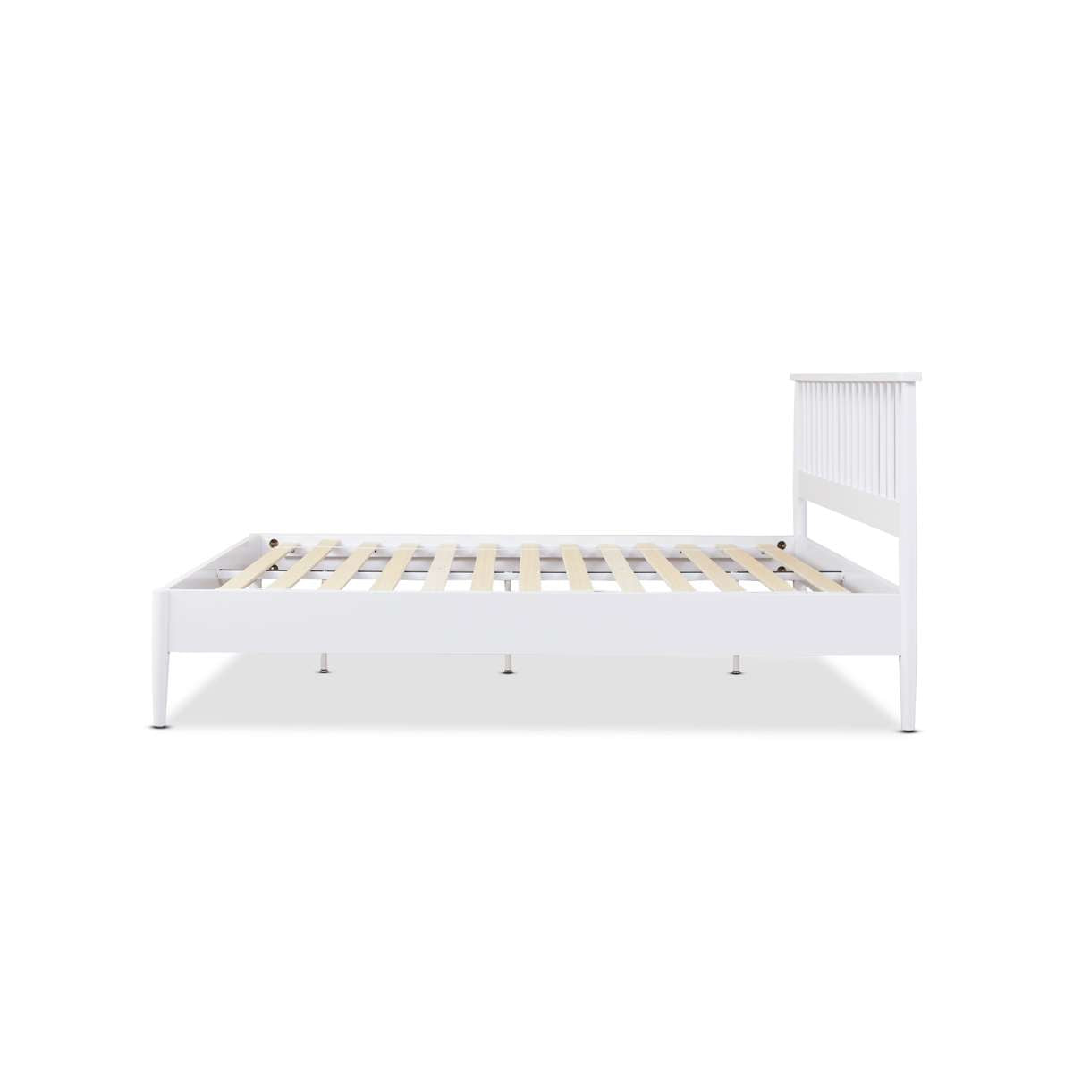 Napier Queen Bed - White - Mocka New Zealand