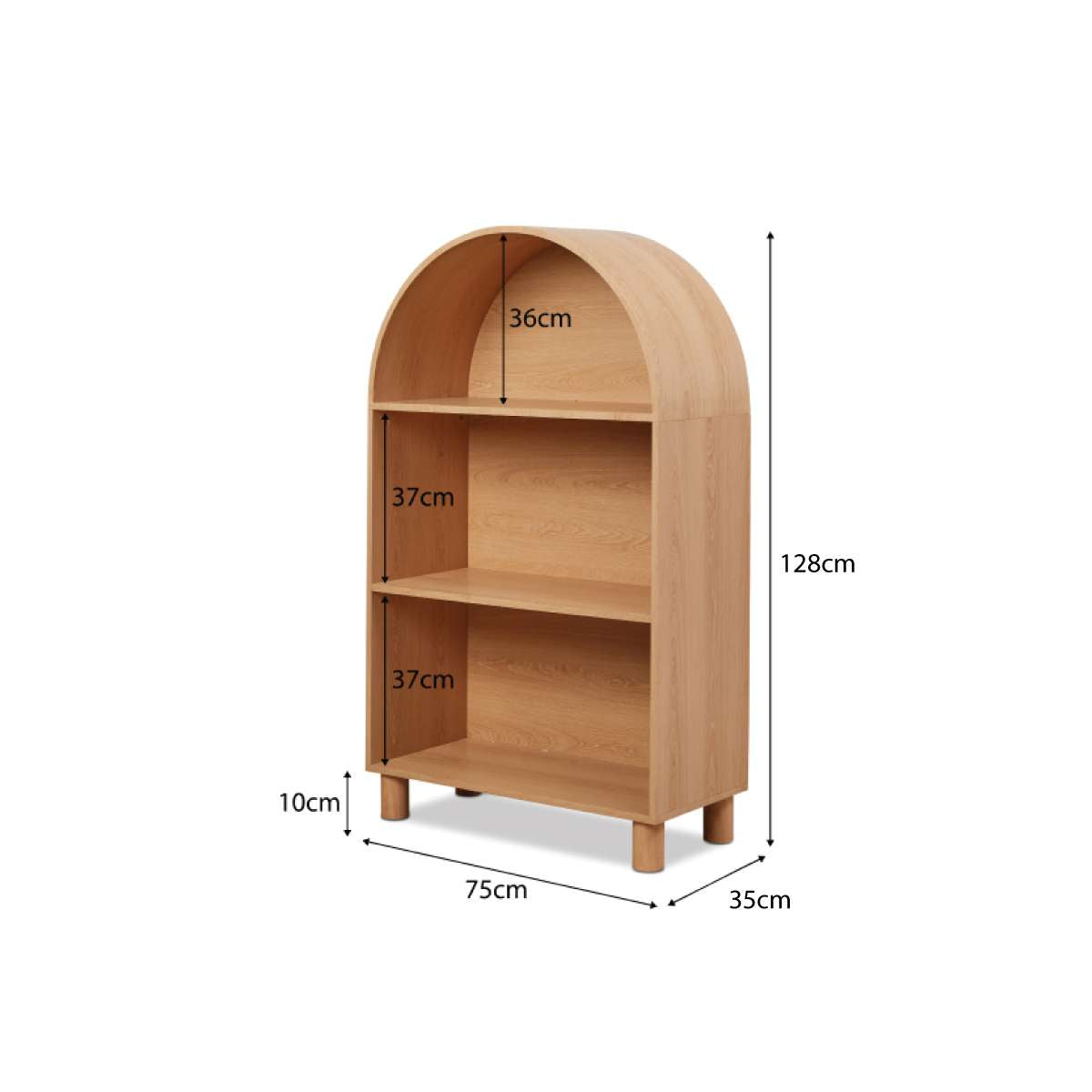 Archie Bookcase - Mocka New Zealand