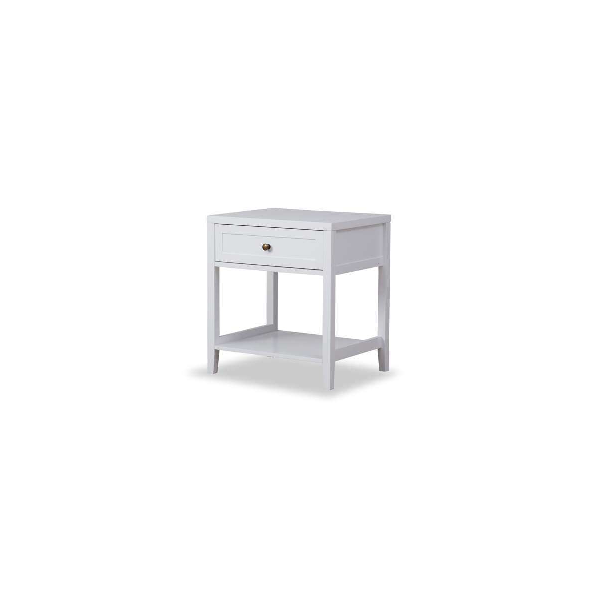 Cove Bedside Table - White - Mocka New Zealand