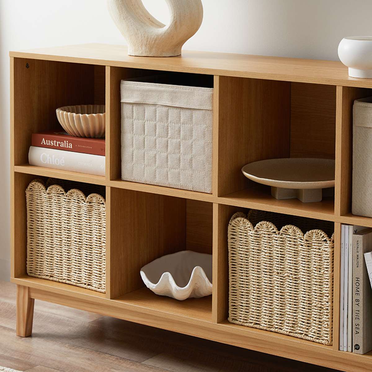 Watson 8 Cube Storage Unit - Natural - Mocka New Zealand