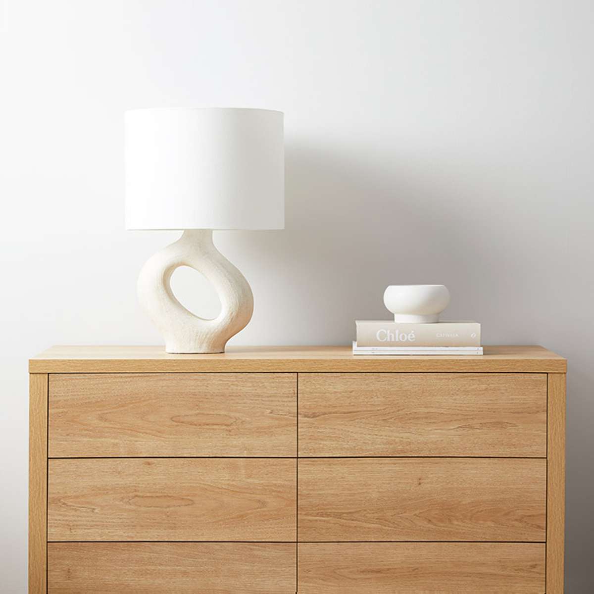 Malena Six Drawer - Natural - Mocka New Zealand