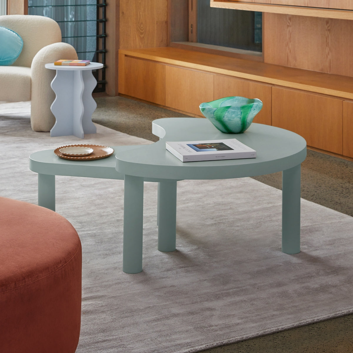 Billy Nesting Coffee Table - Sage - Mocka New Zealand