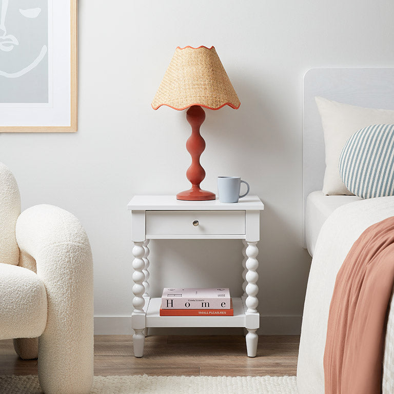 Bobbin Bedside Table | Timeless Style | Mocka