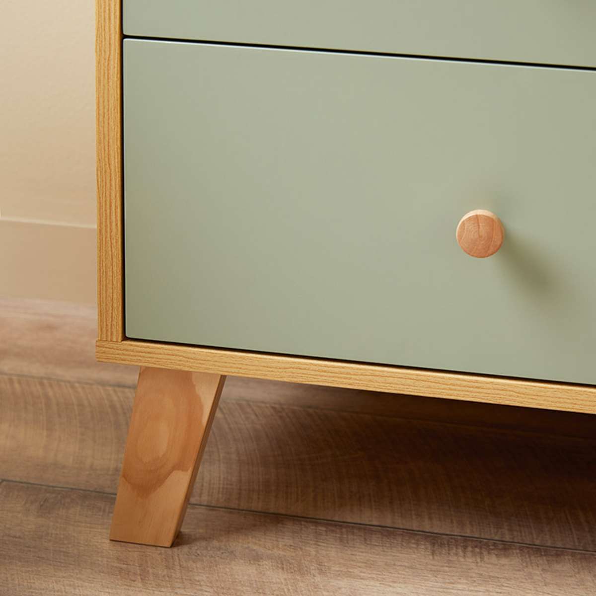 Aspen Bedside Table - Sage Green - Mocka New Zealand