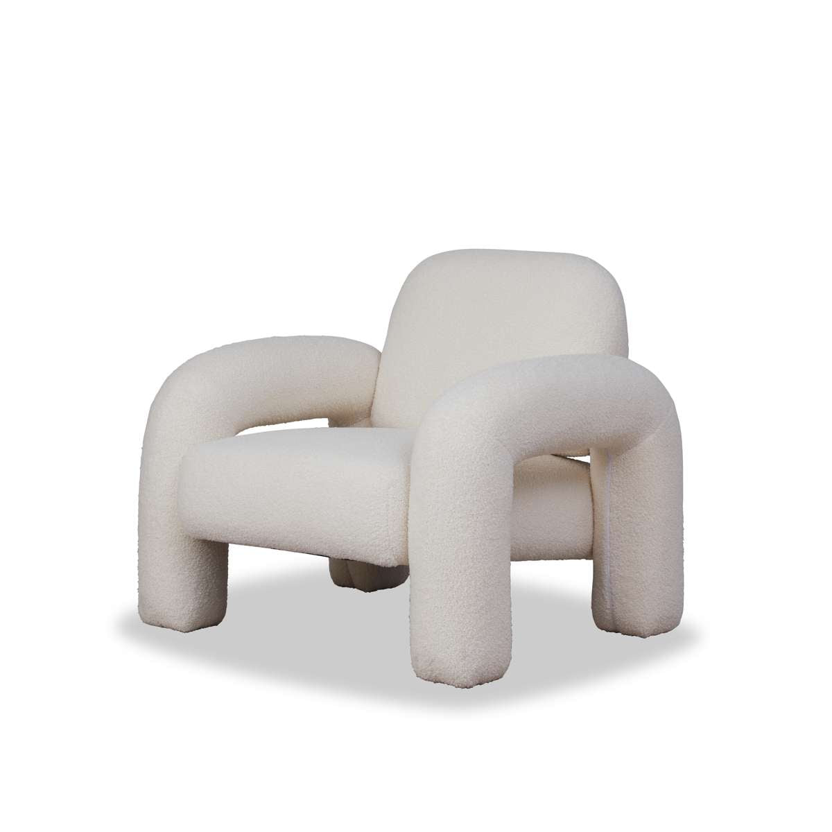 Felix Teddy Occasional Chair - Cream - Mocka New Zealand