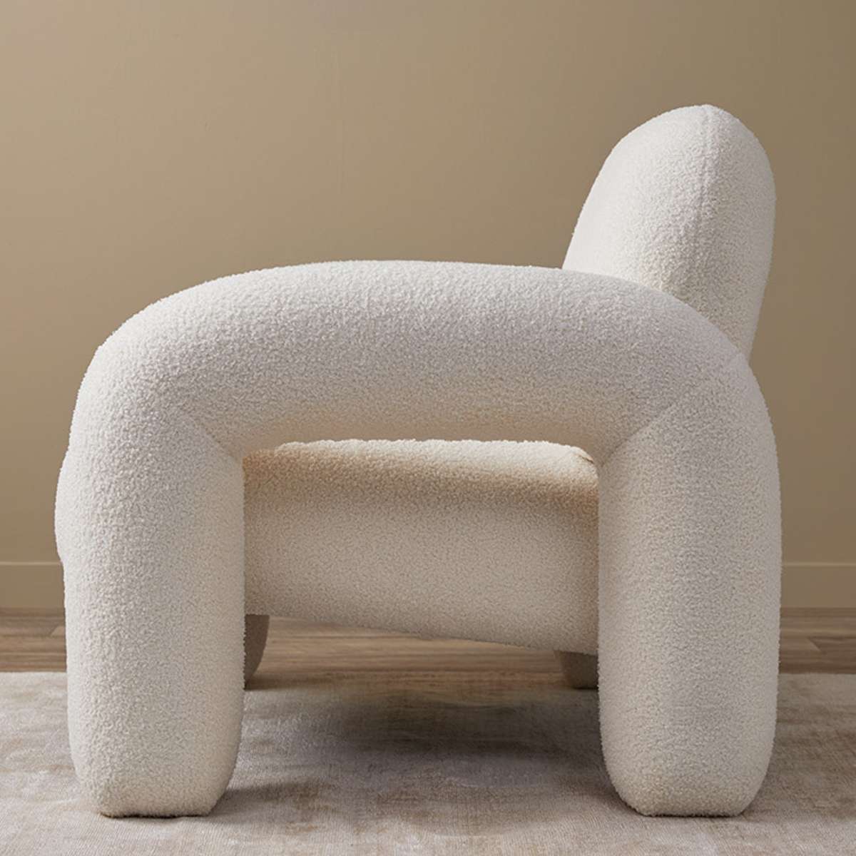 Felix Teddy Occasional Chair - Cream - Mocka New Zealand