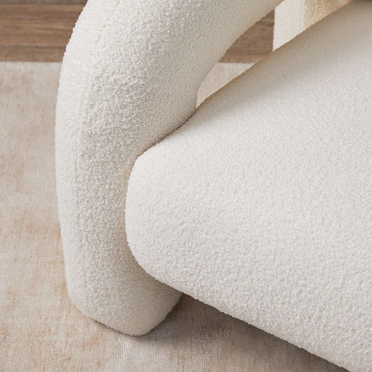 Felix Teddy Occasional Chair - Cream - Mocka New Zealand