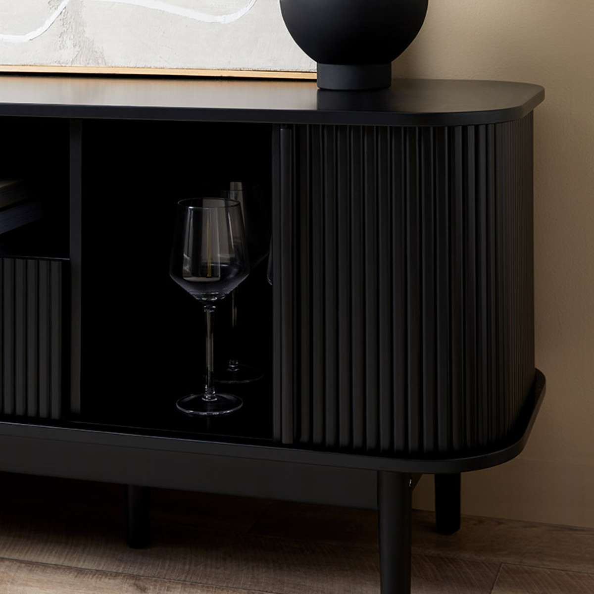 Maeve Entertainment Unit Black | Living Room Storage