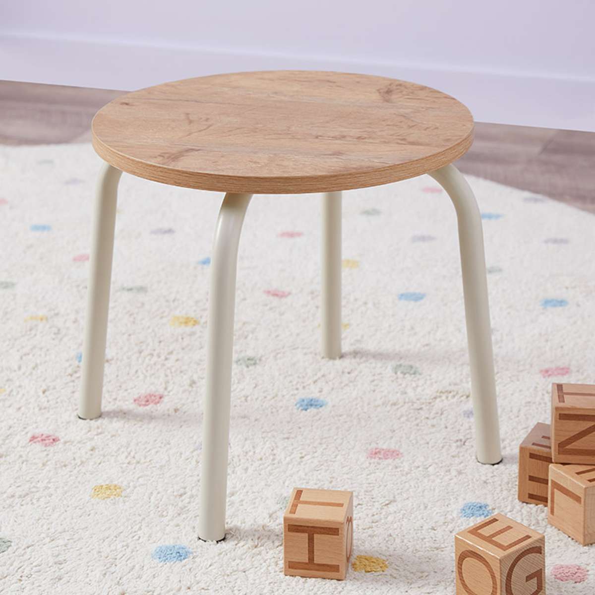 Mini Brixton Stool - Set of Two - Cream - Mocka New Zealand