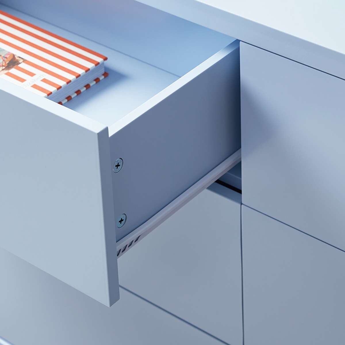 Oslo Six Drawer - Pale Blue | Shop Storage with Mocka