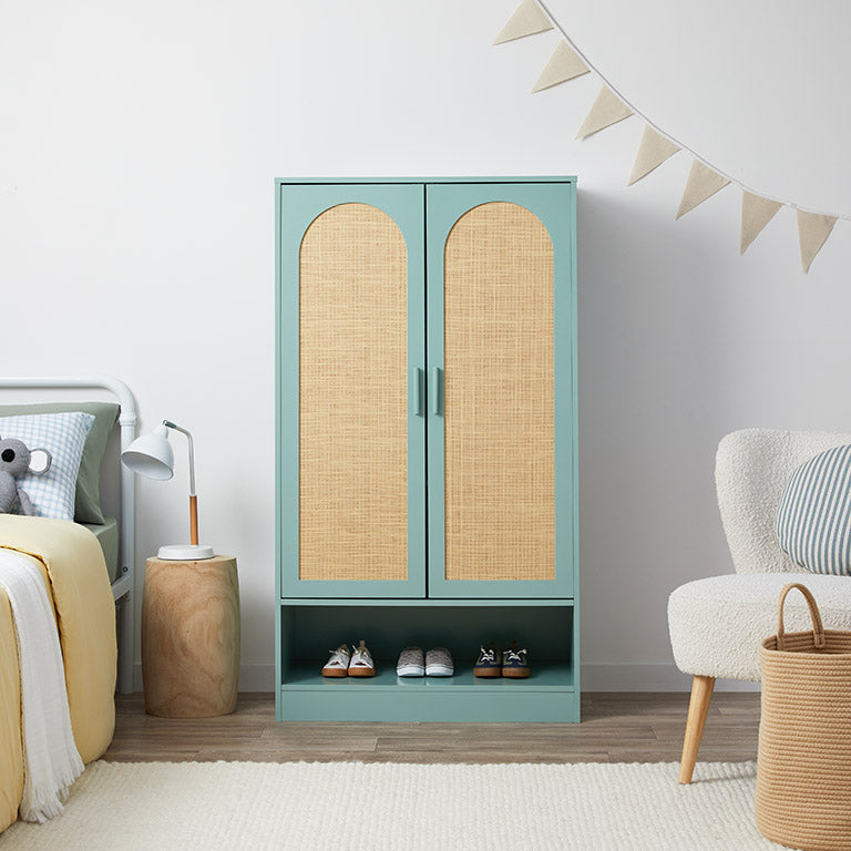 Green Pippin Wardrobe: Shop Bedroom Storage | Mocka