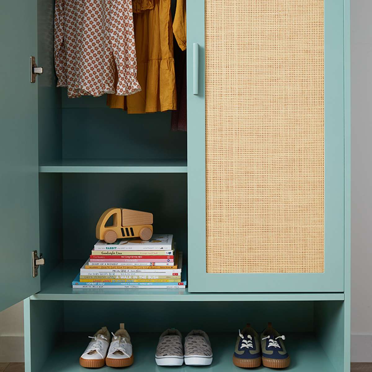 Green Pippin Wardrobe: Shop Bedroom Storage | Mocka