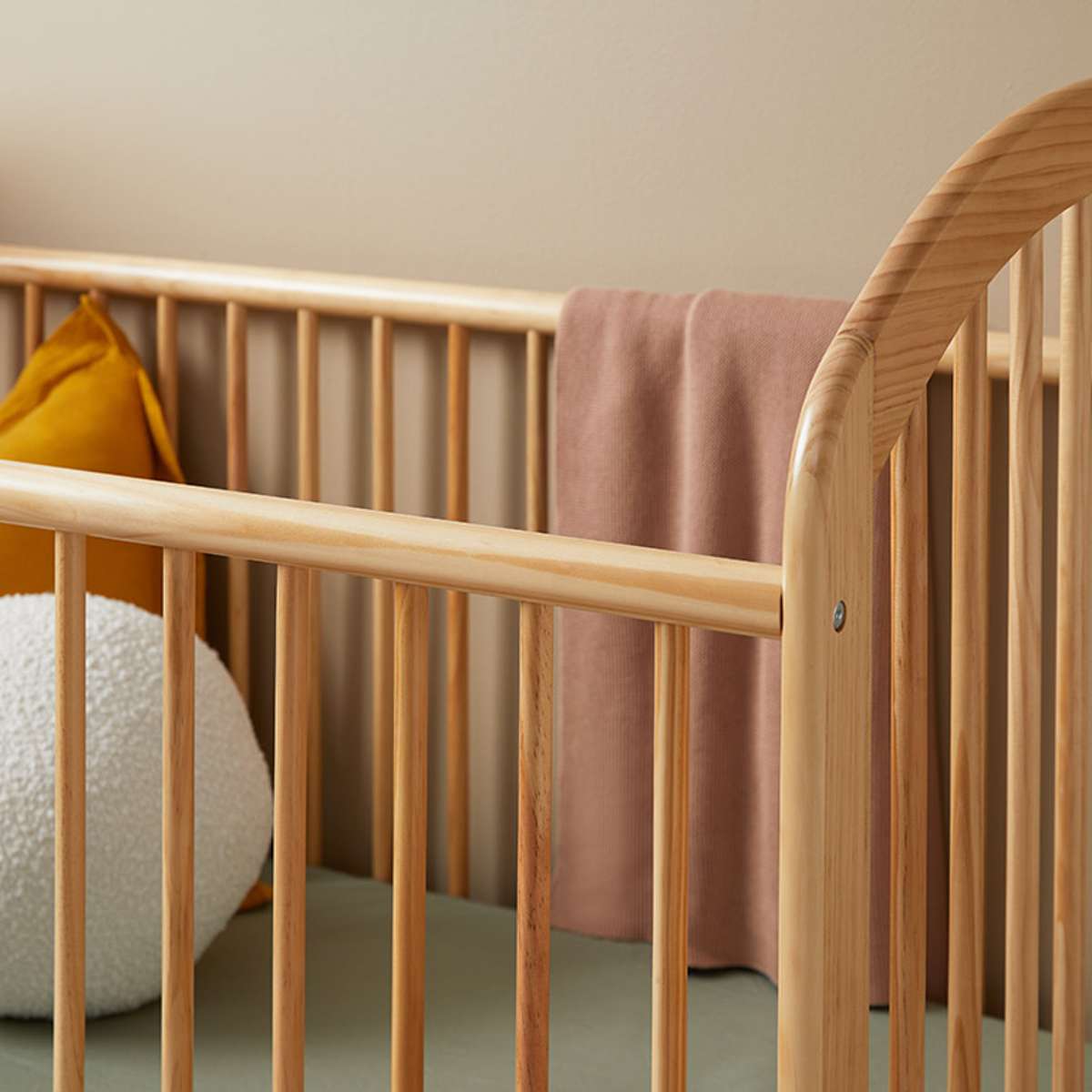 Archie Cot - Natural | Nursery Furniture | Mocka NZ