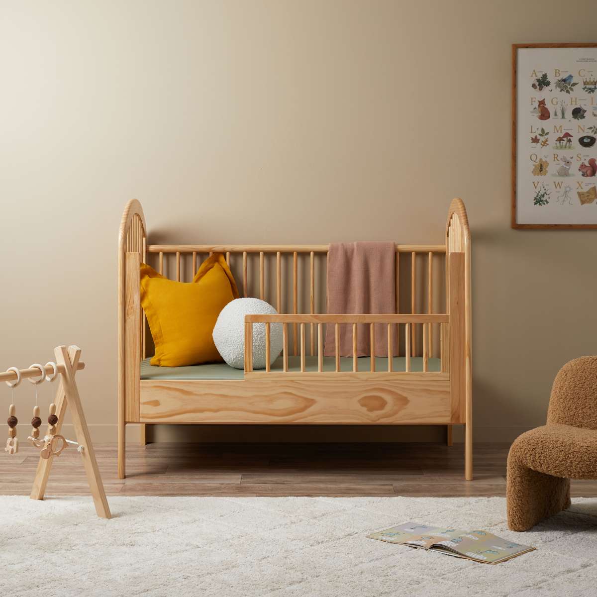 Archie Cot Toddler Bed Frame - Mocka NZ