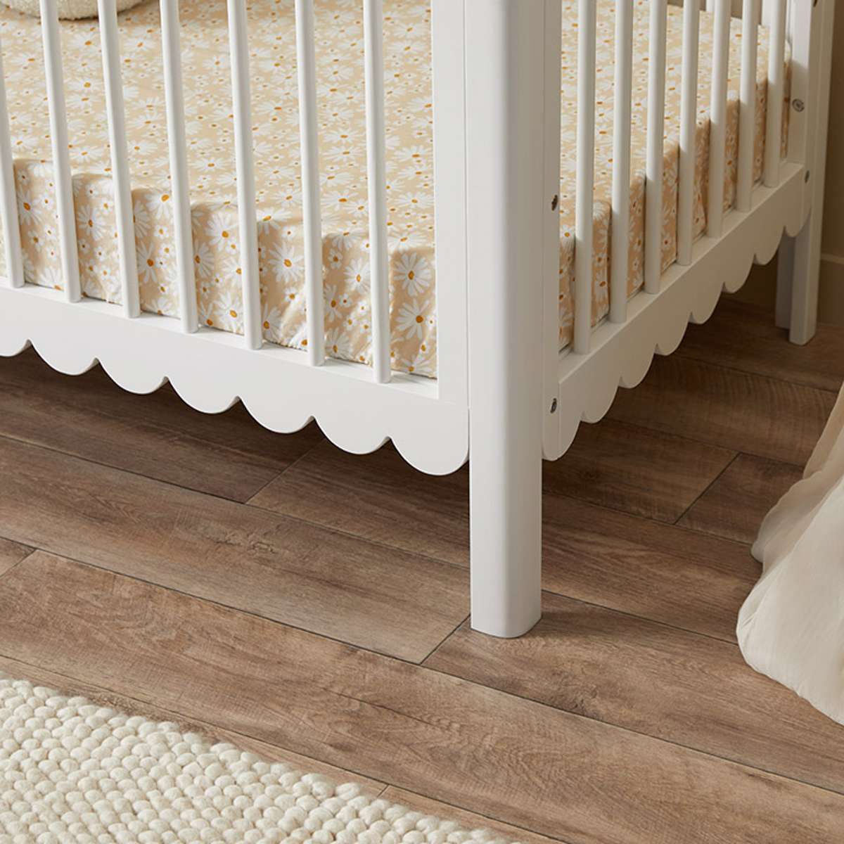 Maisie Scalloped Cot | Nursery Furniture | Mocka NZ