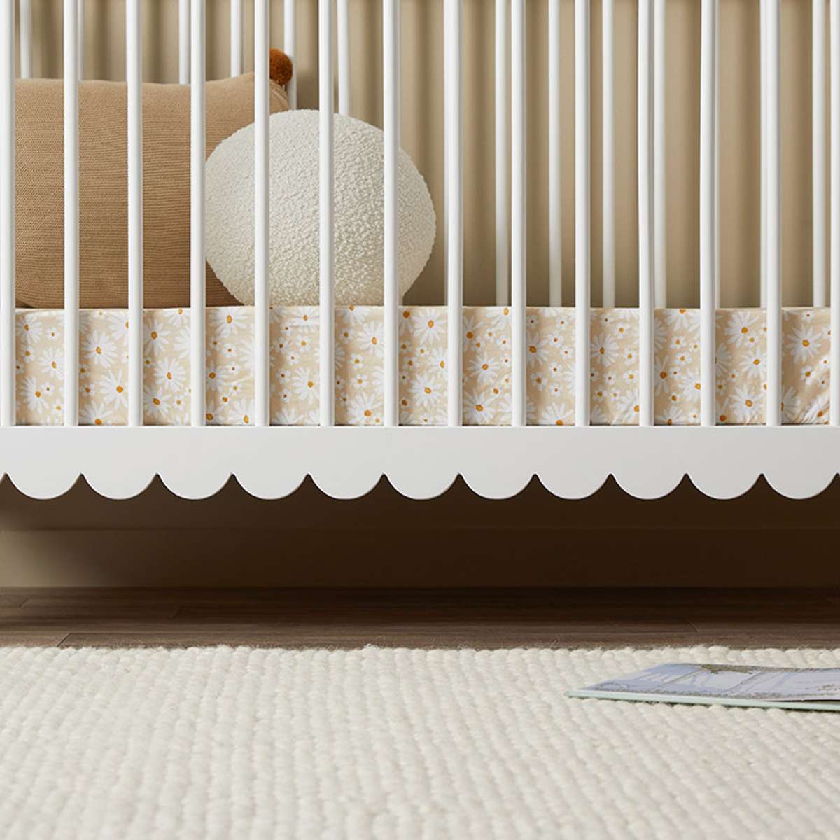 Maisie Scalloped Cot | Nursery Furniture | Mocka NZ