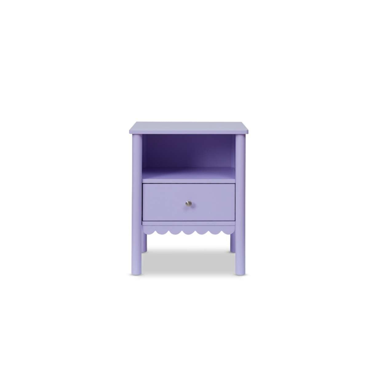 Maisie Scalloped Bedside Table | Shop Bedsides | Mocka