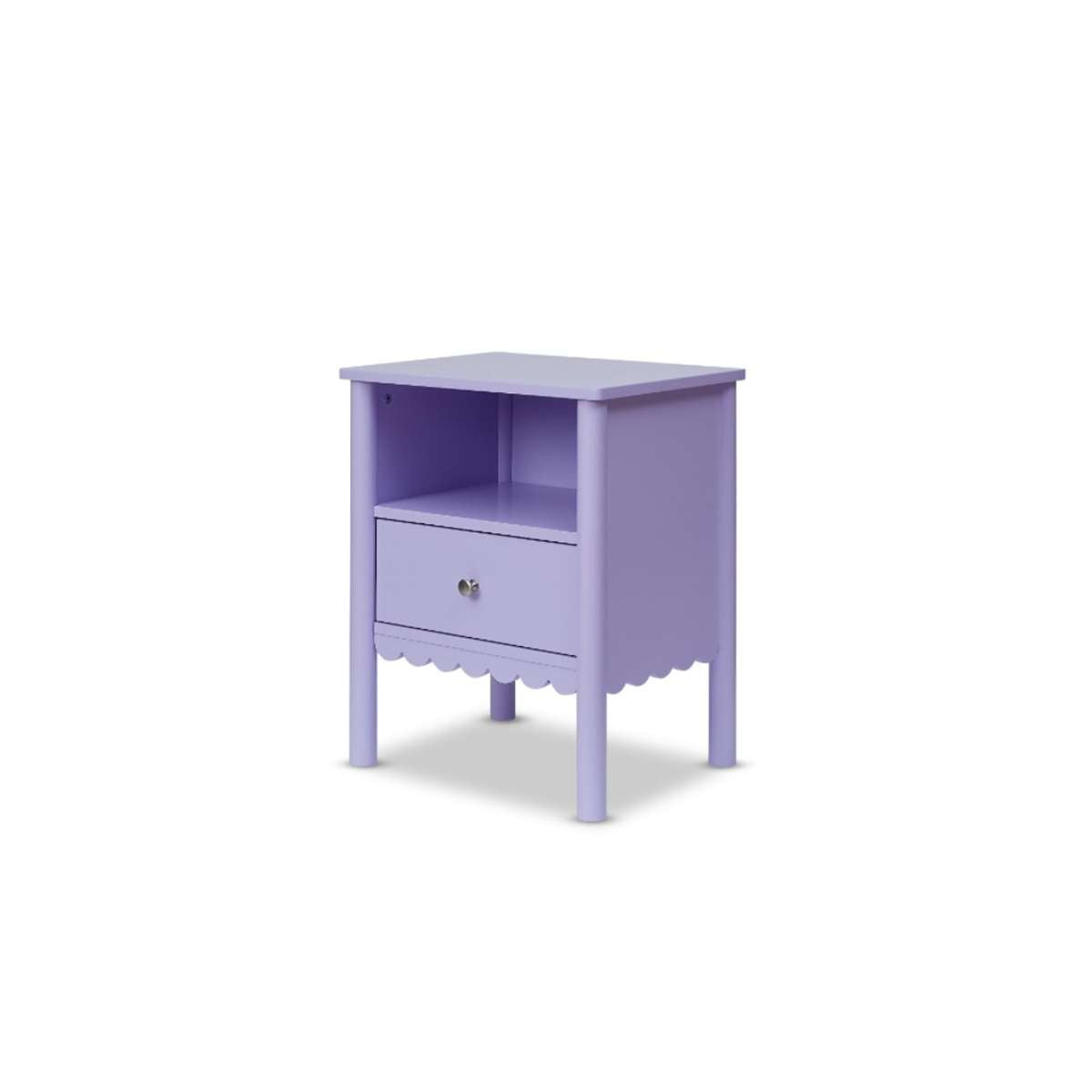 Maisie Scalloped Bedside Table | Shop Bedsides | Mocka