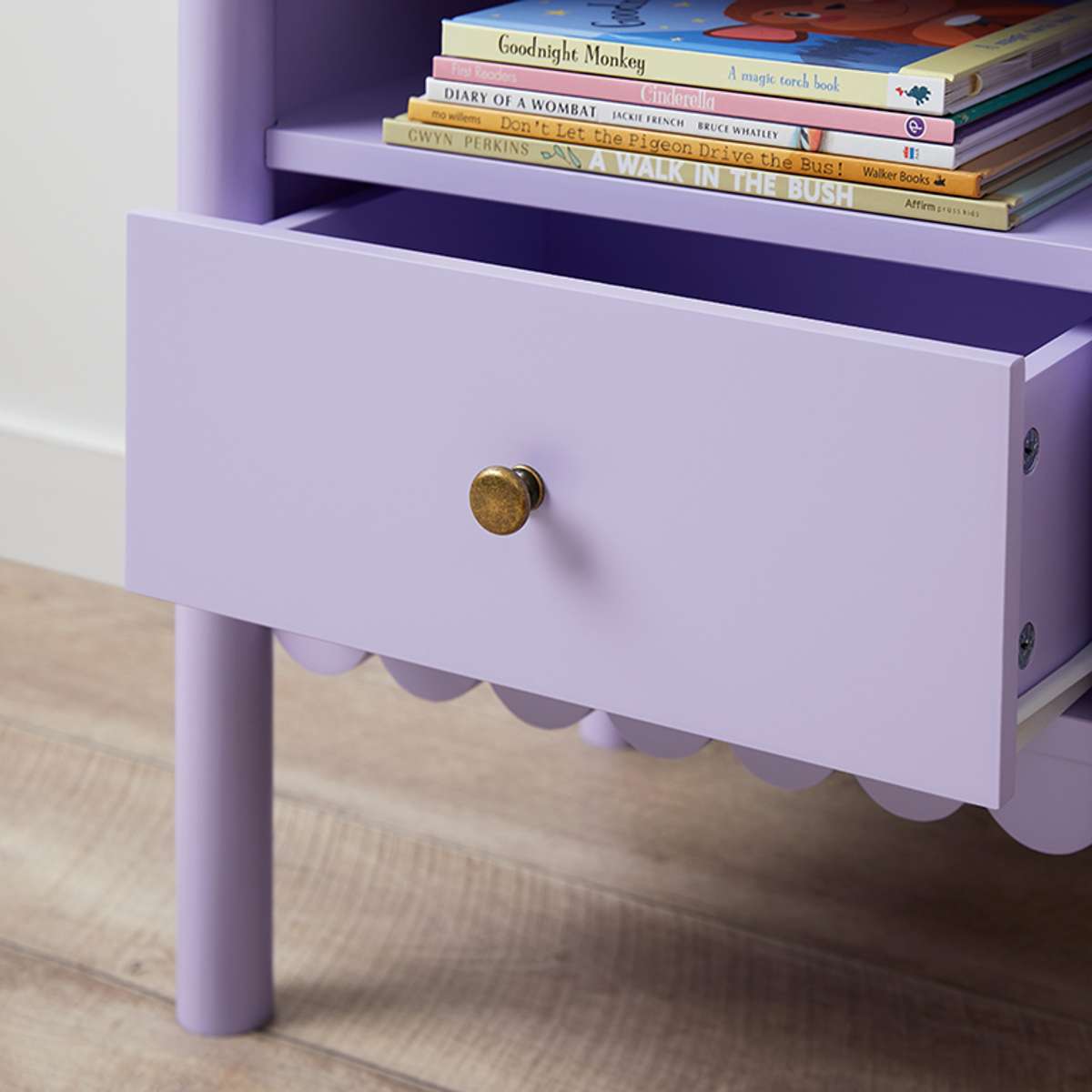 Maisie Scalloped Bedside Table | Shop Bedsides | Mocka