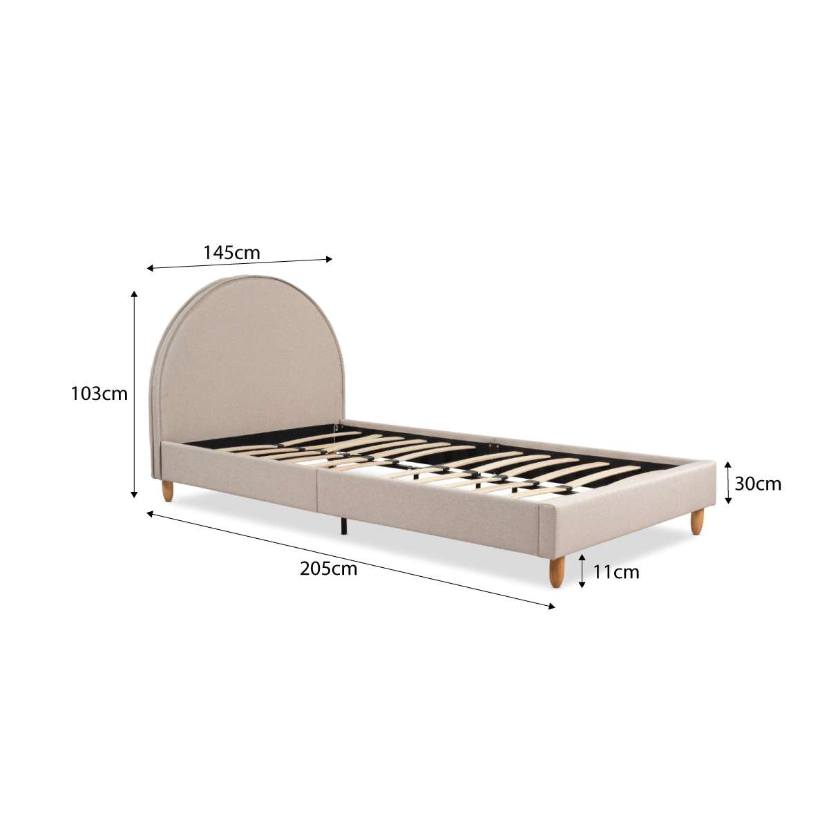 Imogen Double Bed - Coastal Style Bedroom Furniture