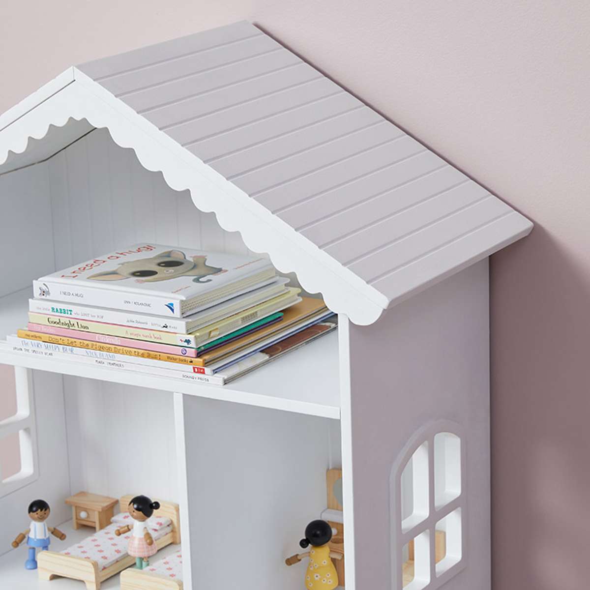 Scalloped Dollhouse Bookshelf - Mocka New Zealand