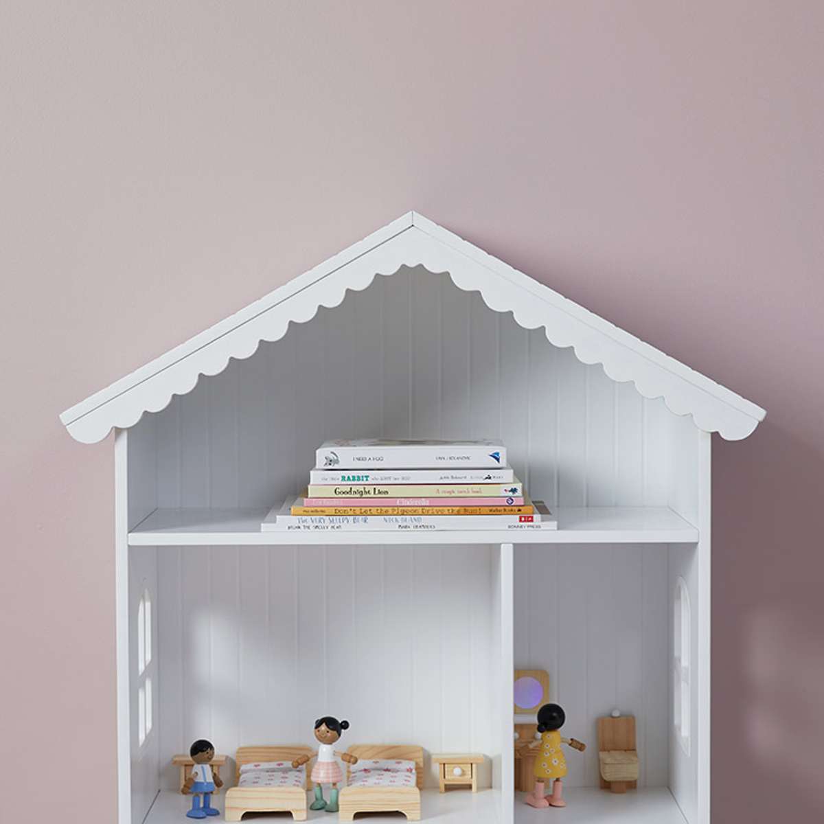 Scalloped Dollhouse Bookshelf - Mocka New Zealand