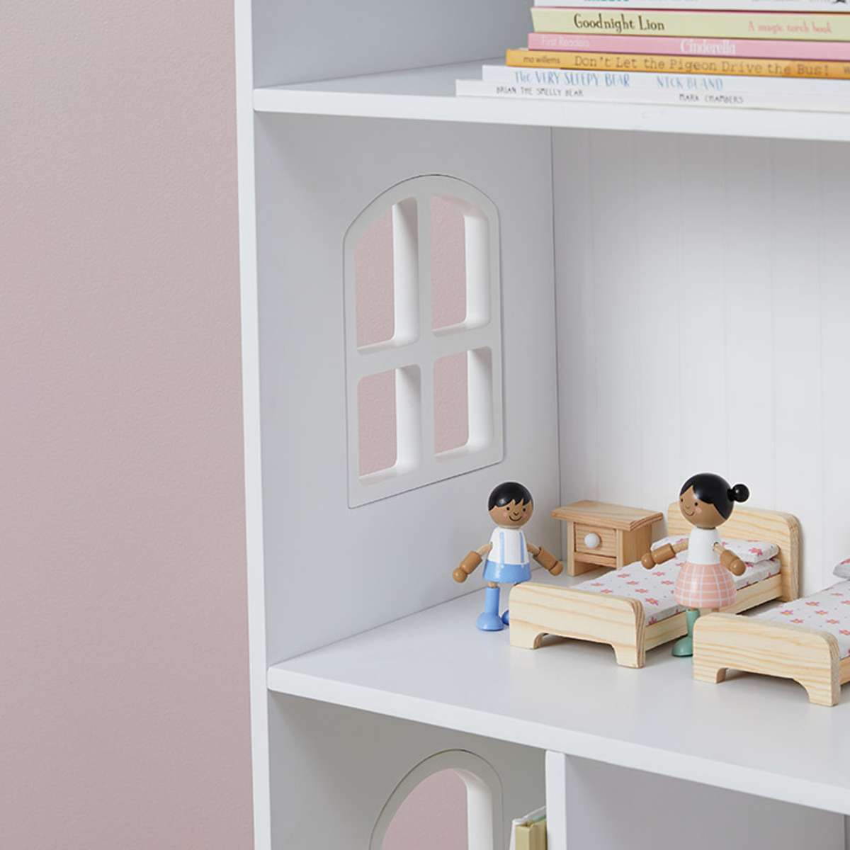 Scalloped Dollhouse Bookshelf - Mocka New Zealand