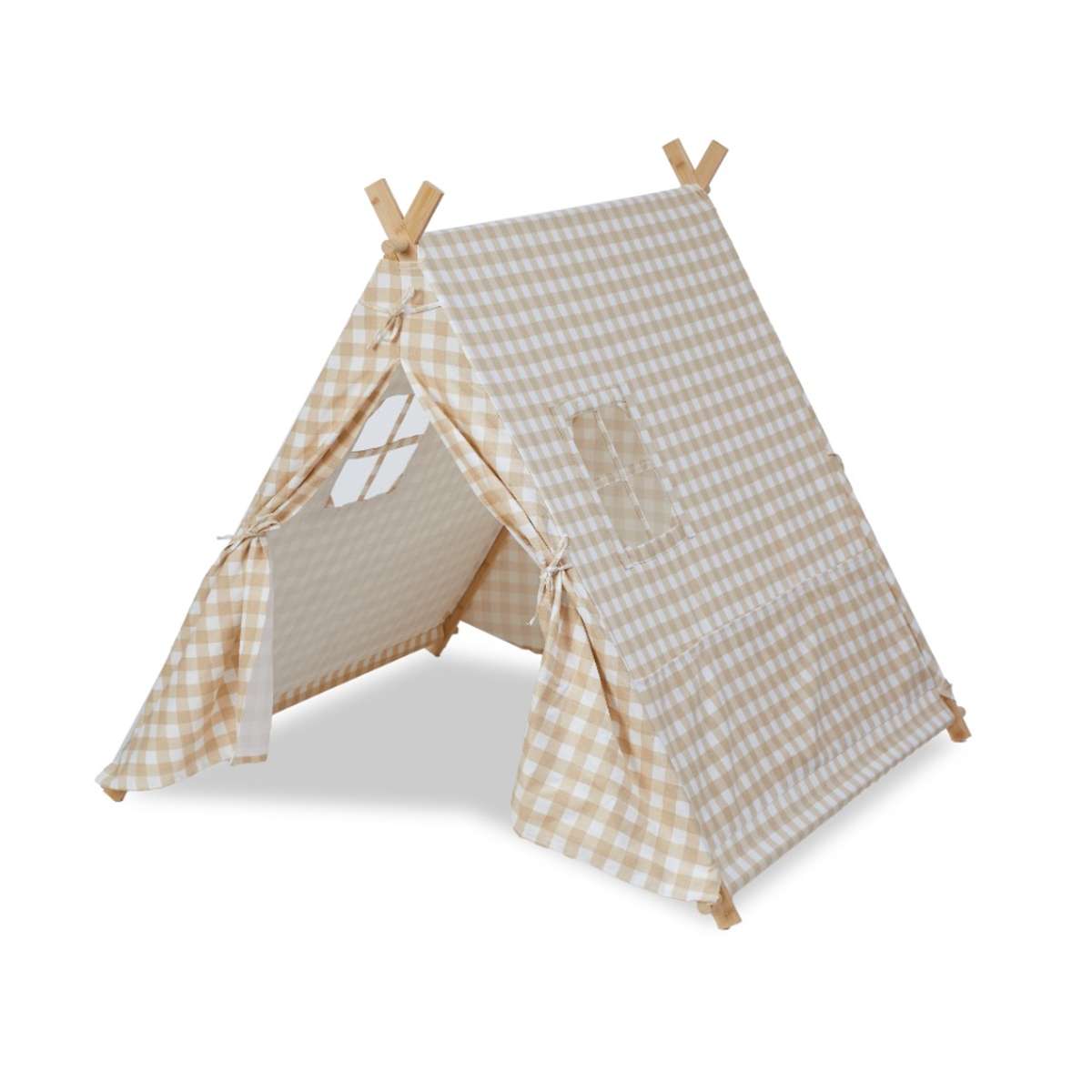 Minka House - Beige Gingham - Mocka New Zealand