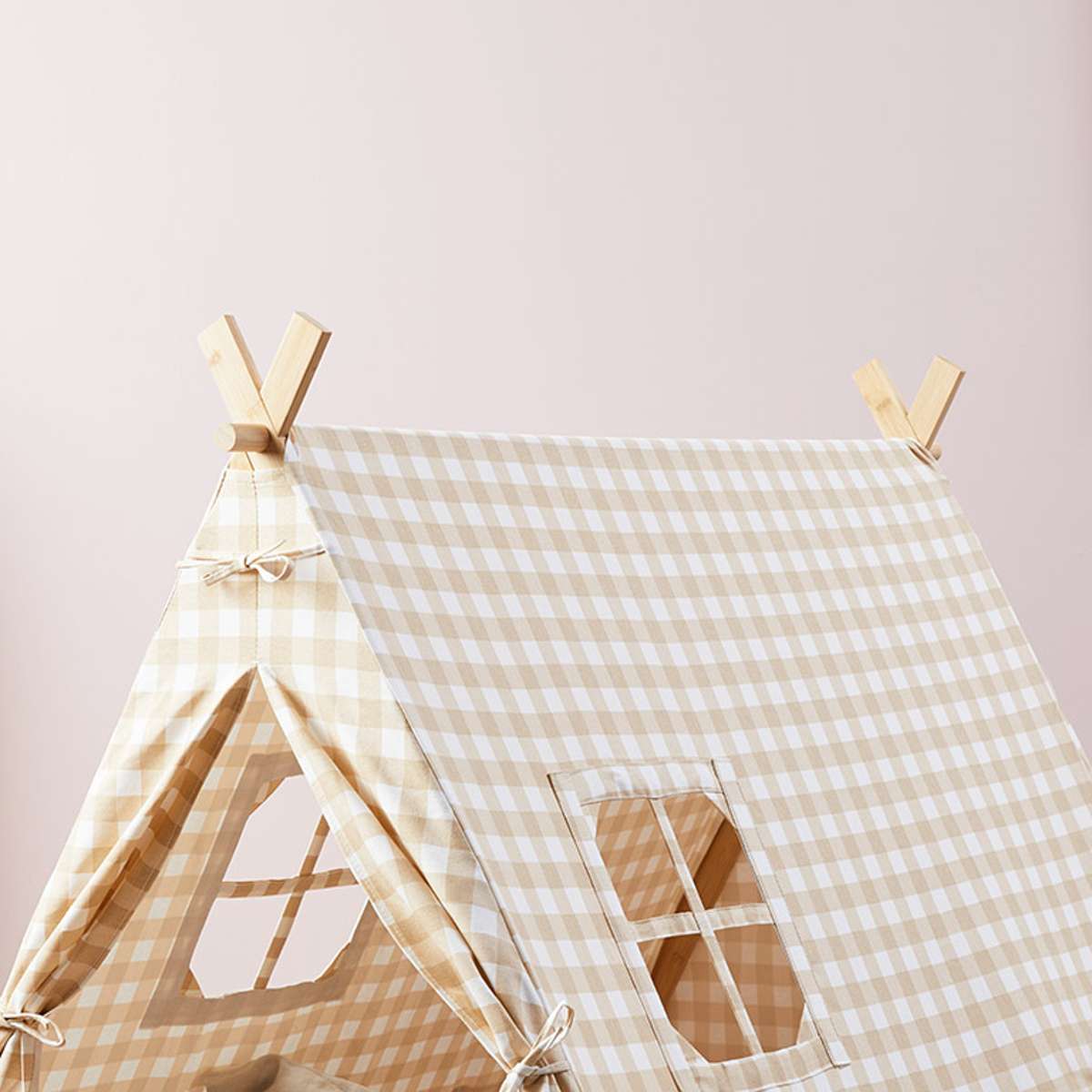 Minka House - Beige Gingham - Mocka New Zealand