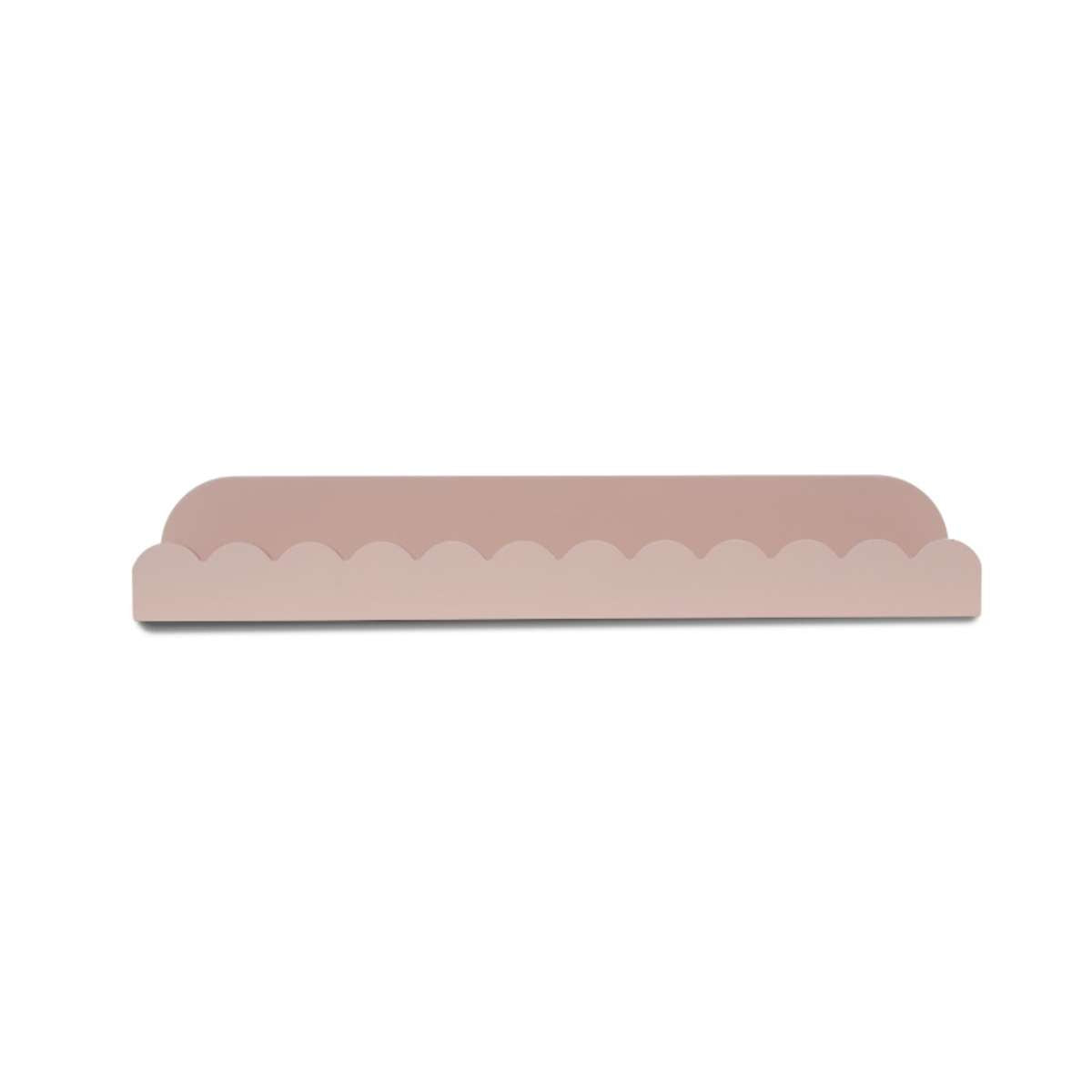 Sarah Scalloped Wall Shelf - Pink - Mocka New Zealand