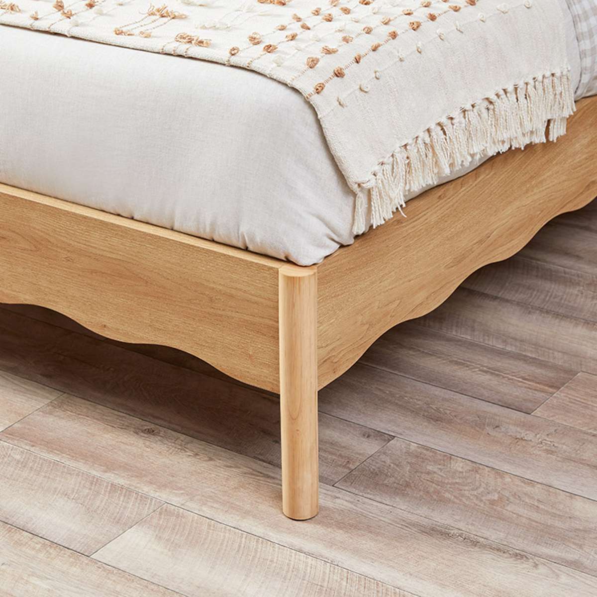 Malena Queen Bed - Natural - Mocka New Zealand