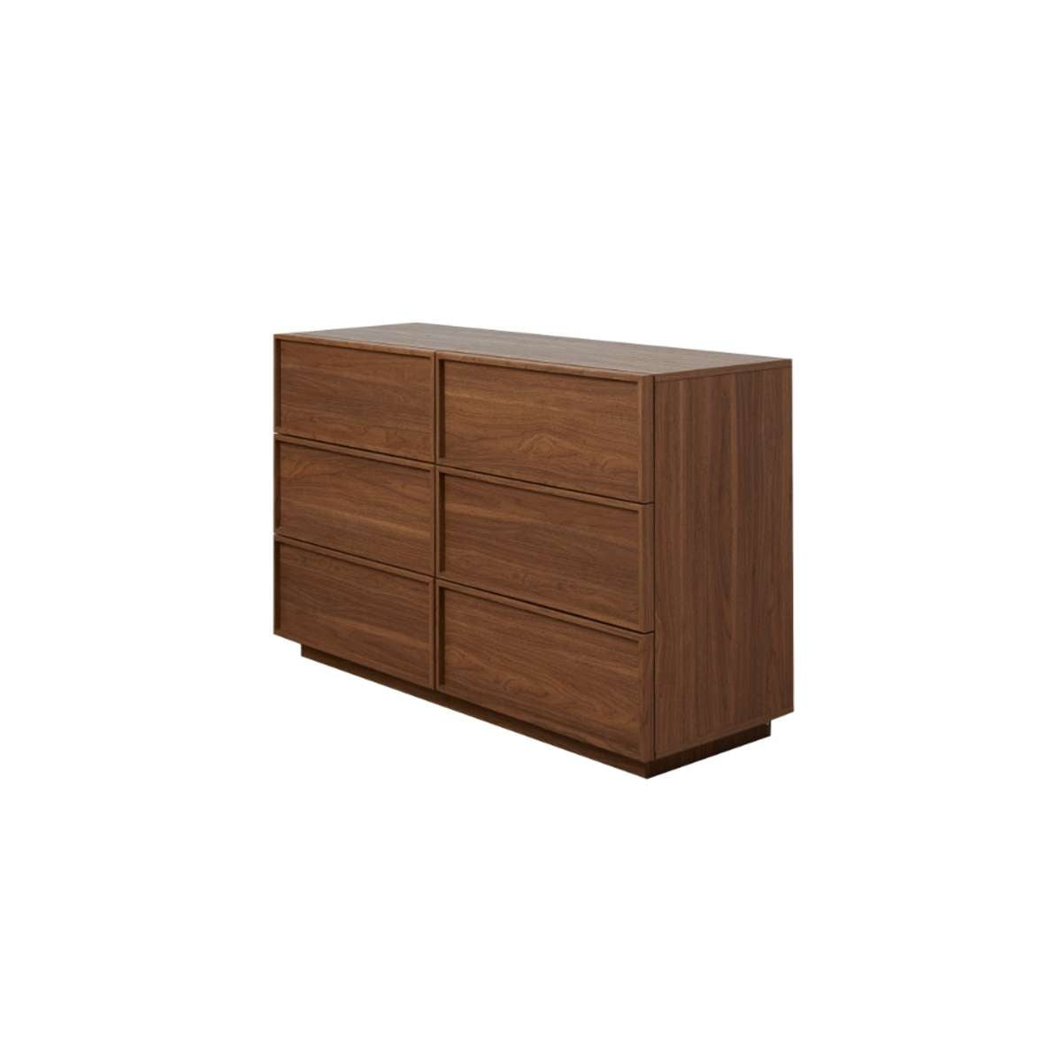 Osaka Six Drawer - Walnut - Mocka New Zealand