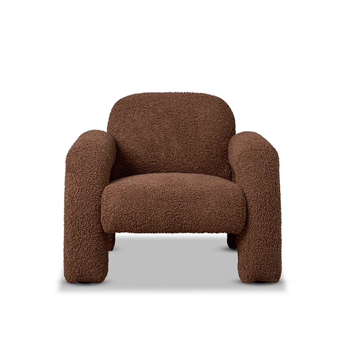 Felix Sherpa Occasional Chair - Chocolate - Mocka New Zealand