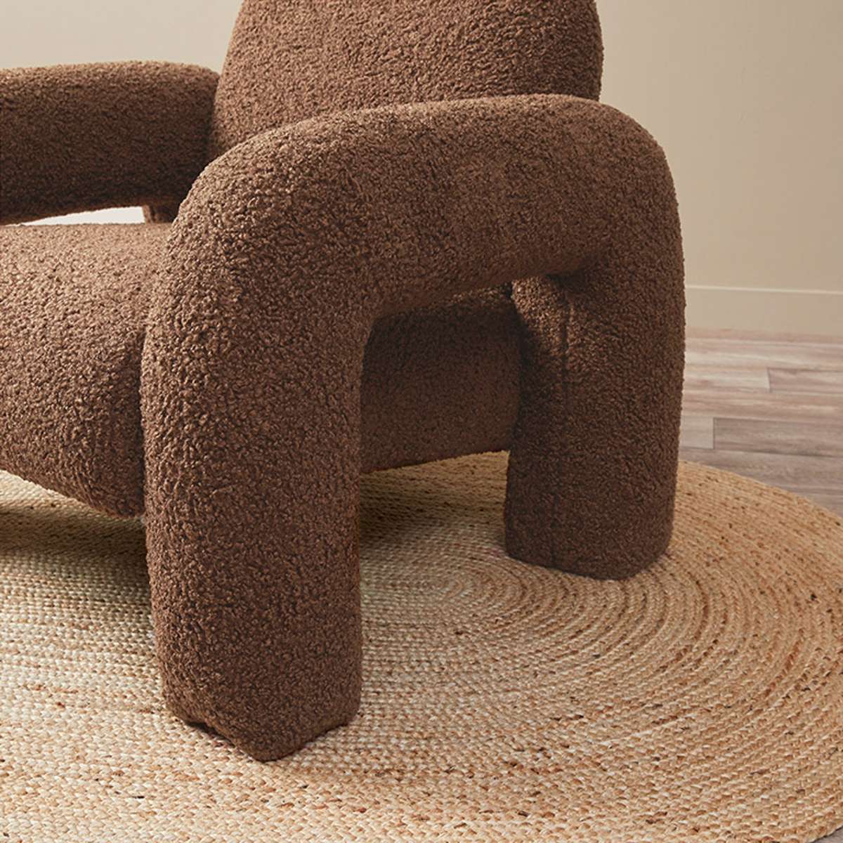 Felix Sherpa Occasional Chair - Chocolate - Mocka New Zealand