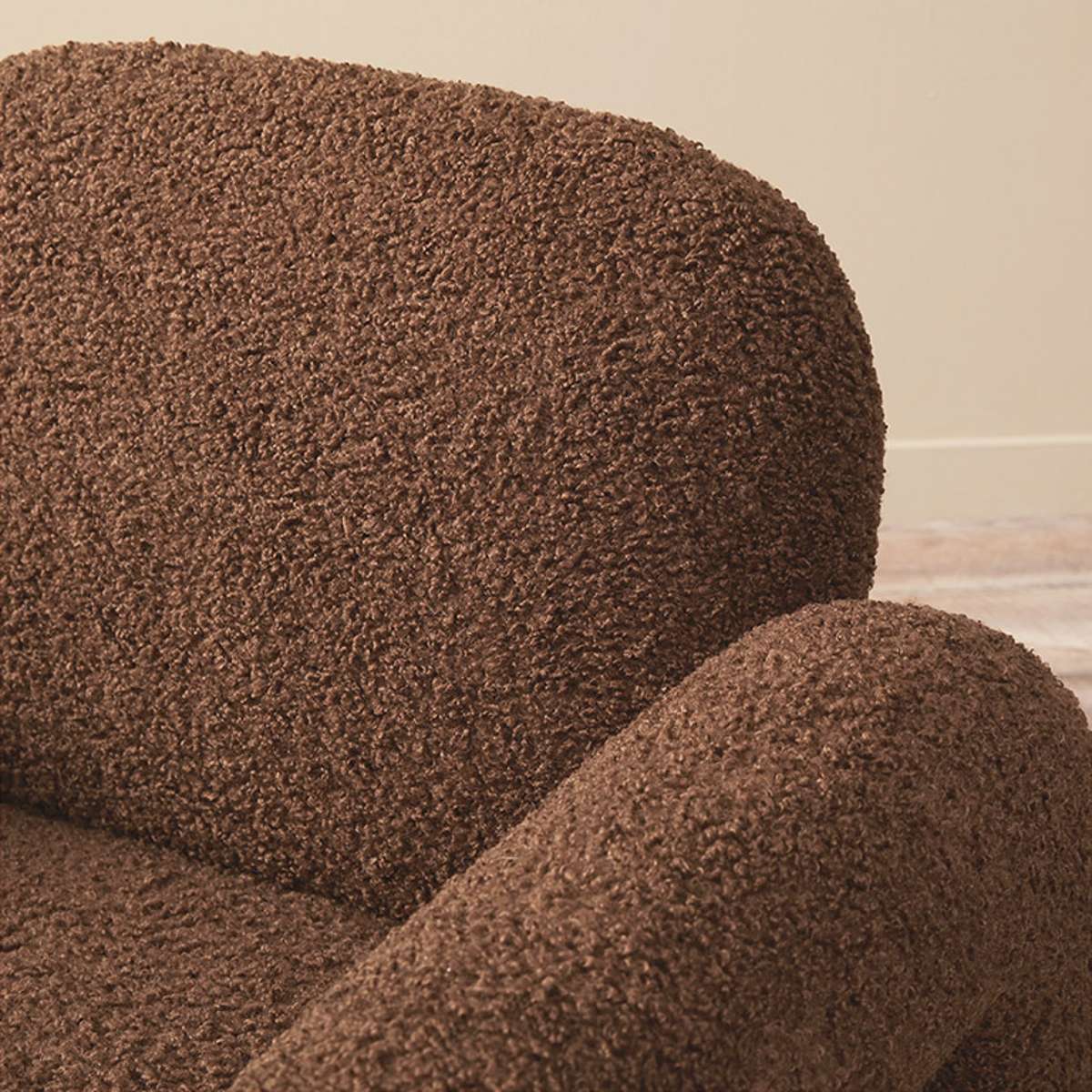 Felix Sherpa Occasional Chair - Chocolate - Mocka New Zealand