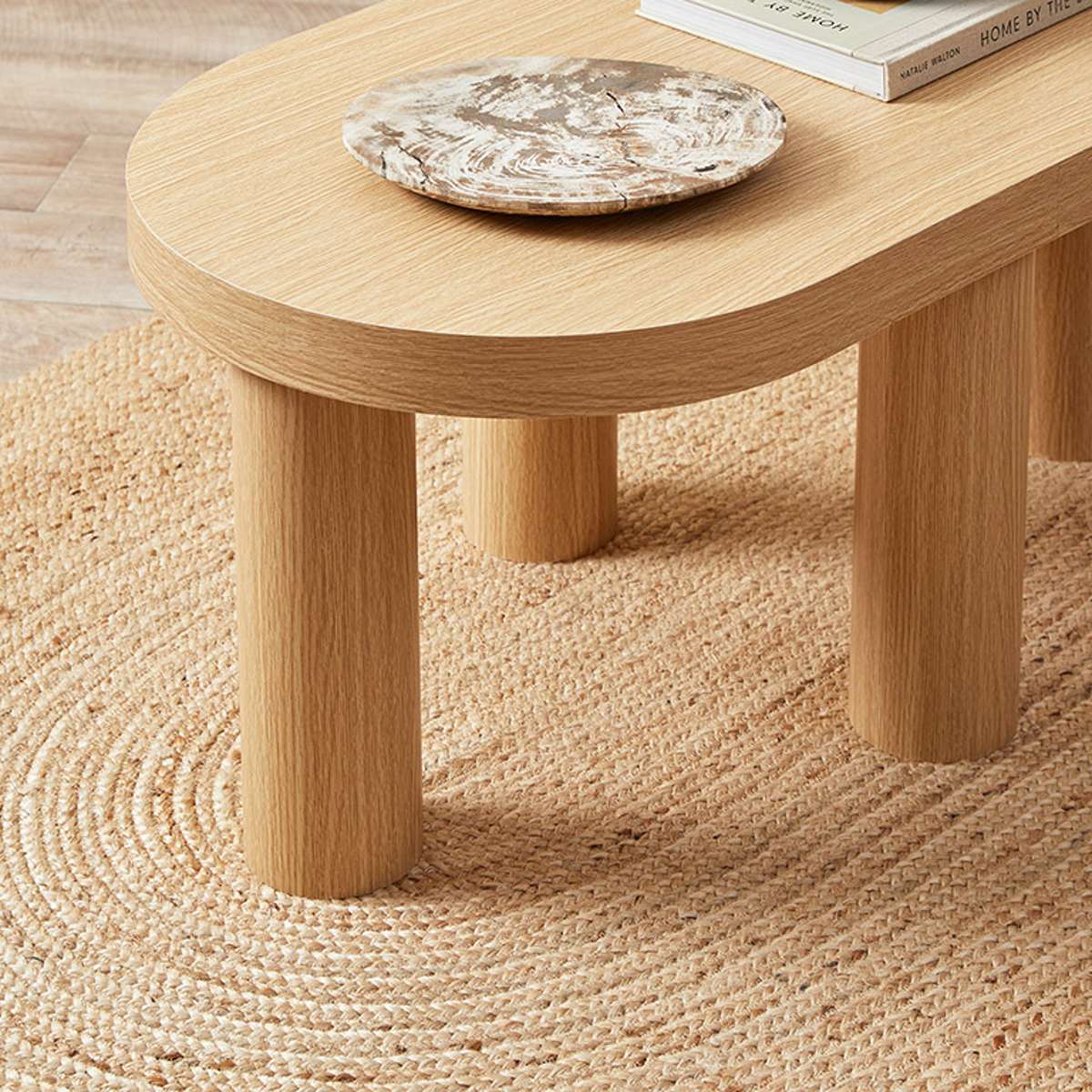 Millie Oval Coffee Table - Mocka New Zealand