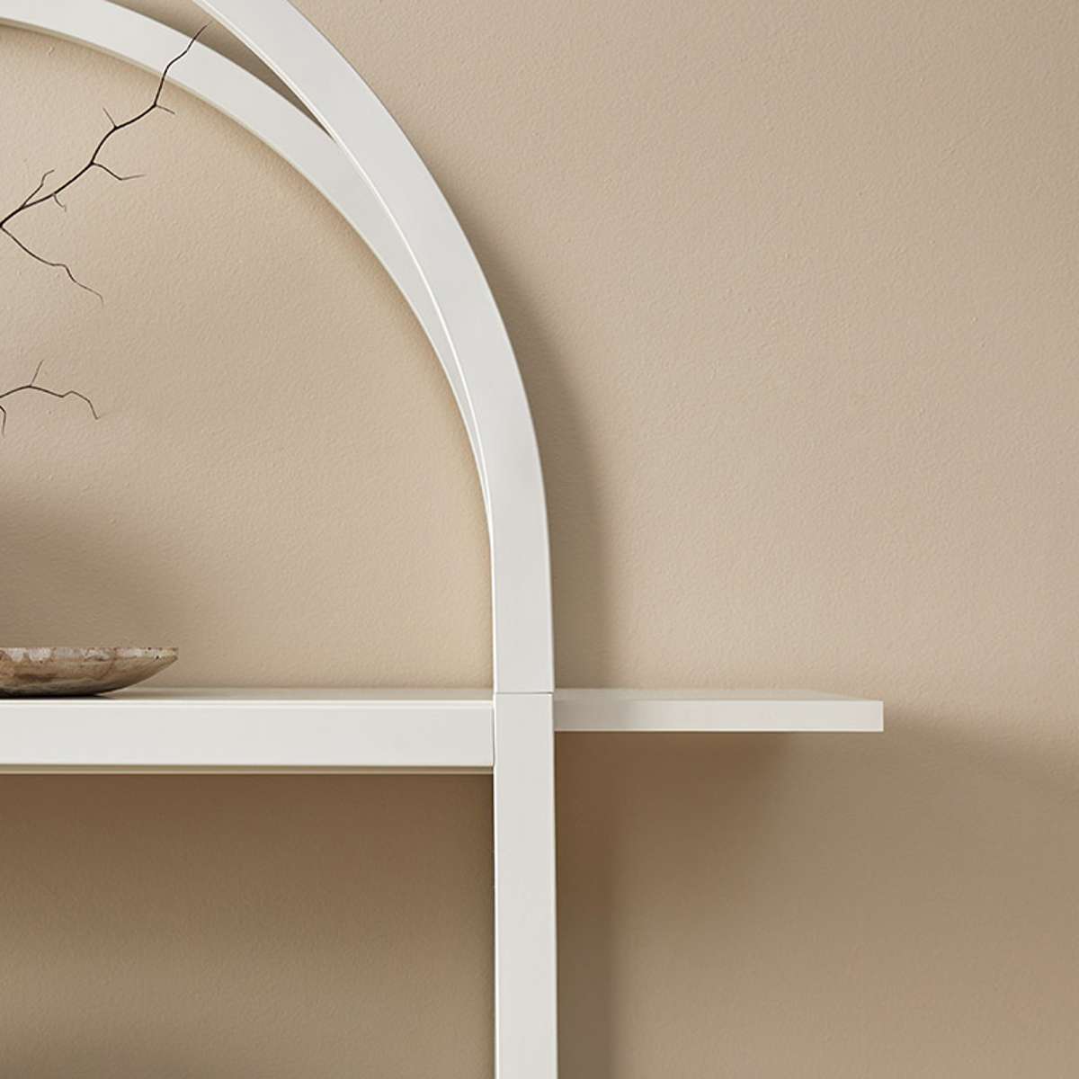 Alfie Arched Shelves - Beige - Mocka New Zealand