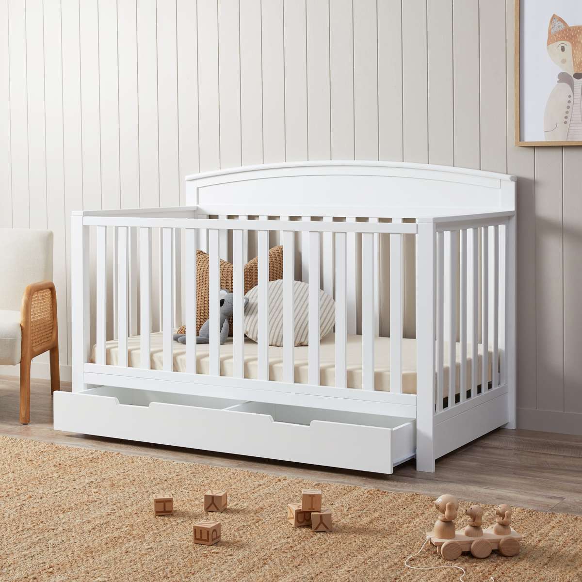 Harbor Classic Cot - Mocka New Zealand