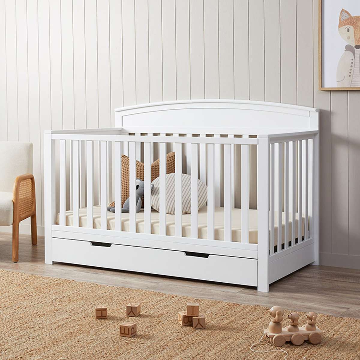 Harbor Classic Cot - Mocka New Zealand