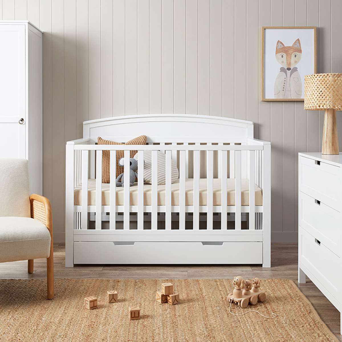 Harbor Classic Cot - Mocka New Zealand