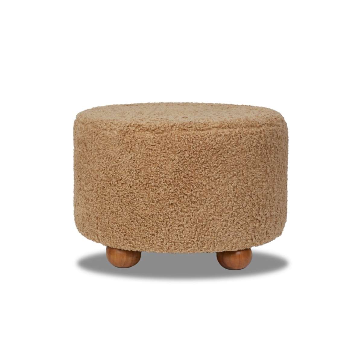 Wren Sherpa Ottoman - Beige - Mocka New Zealand