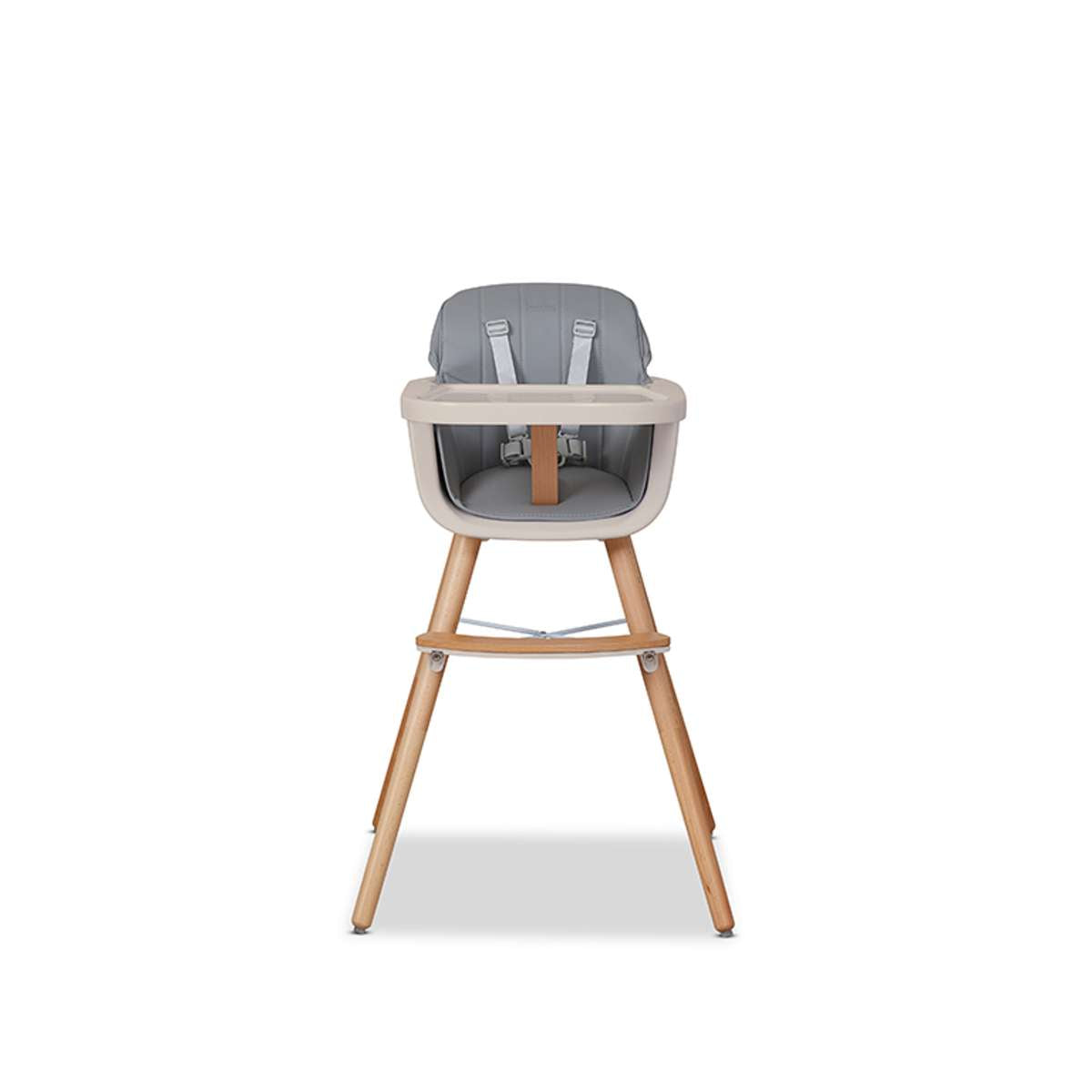 Jenson Natural Highchair - Grey - Mocka New Zealand