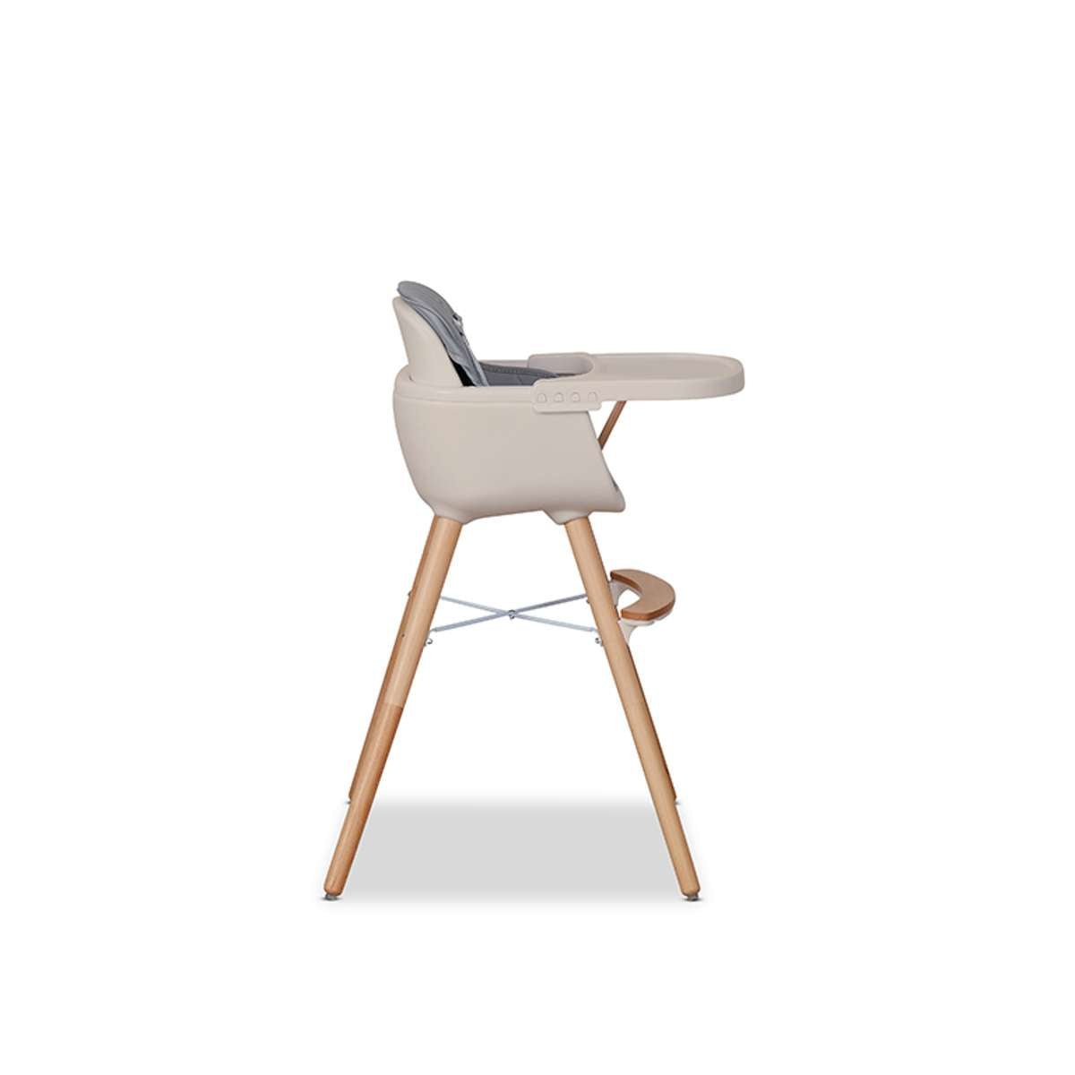 Jenson Natural Highchair - Grey - Mocka New Zealand