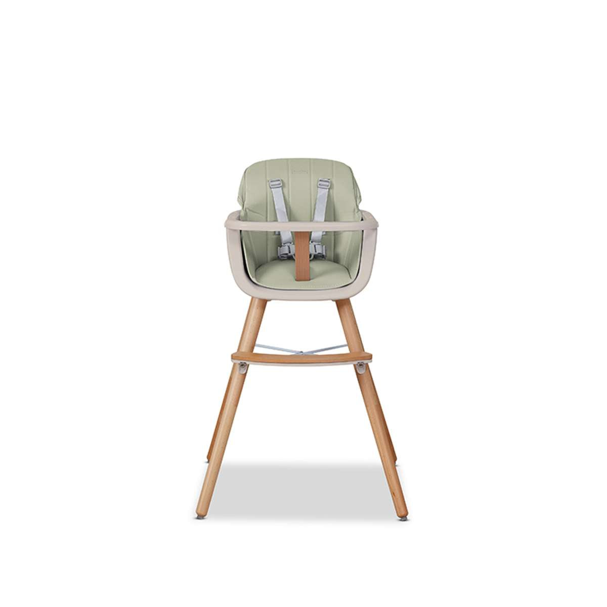 Jenson Natural Highchair - Sage Green - Mocka New Zealand