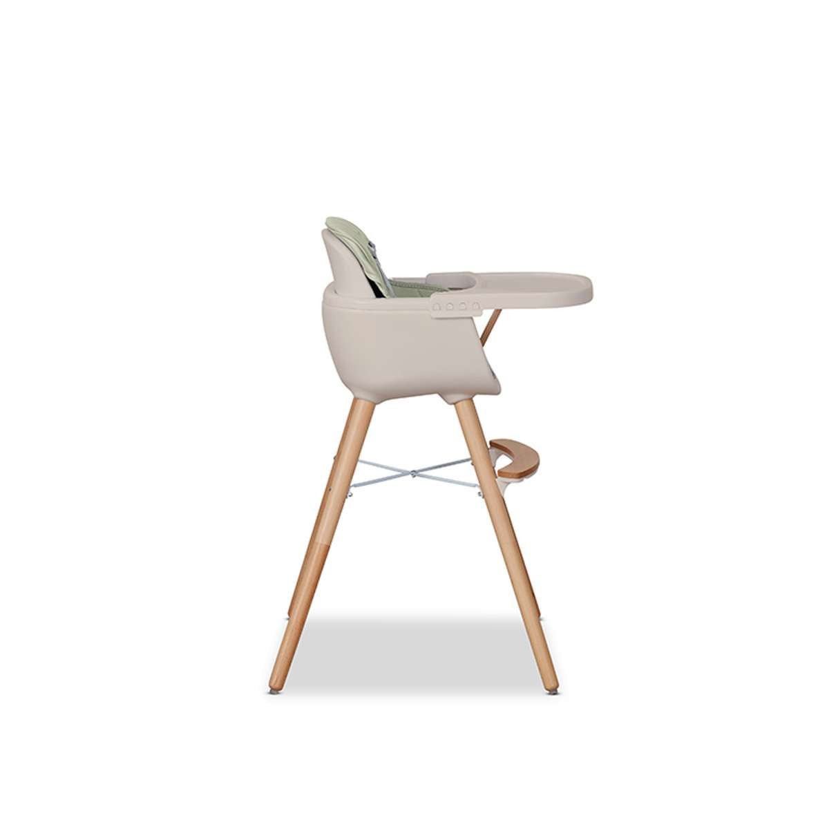 Jenson Natural Highchair - Sage Green - Mocka New Zealand