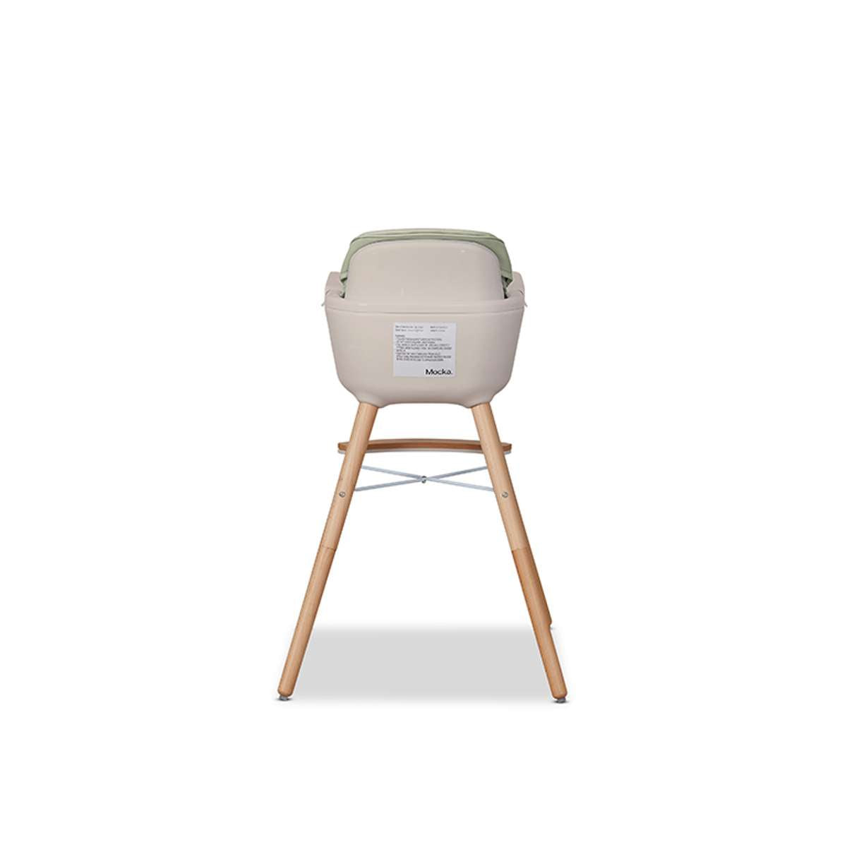 Jenson Natural Highchair - Sage Green - Mocka New Zealand