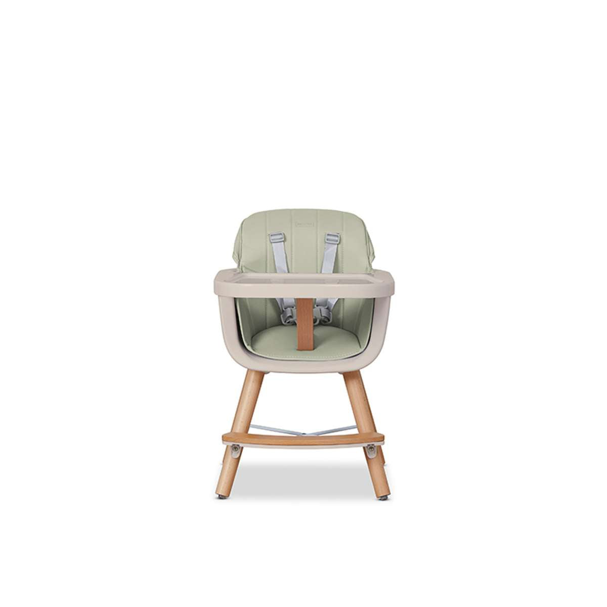 Jenson Natural Highchair - Sage Green - Mocka New Zealand